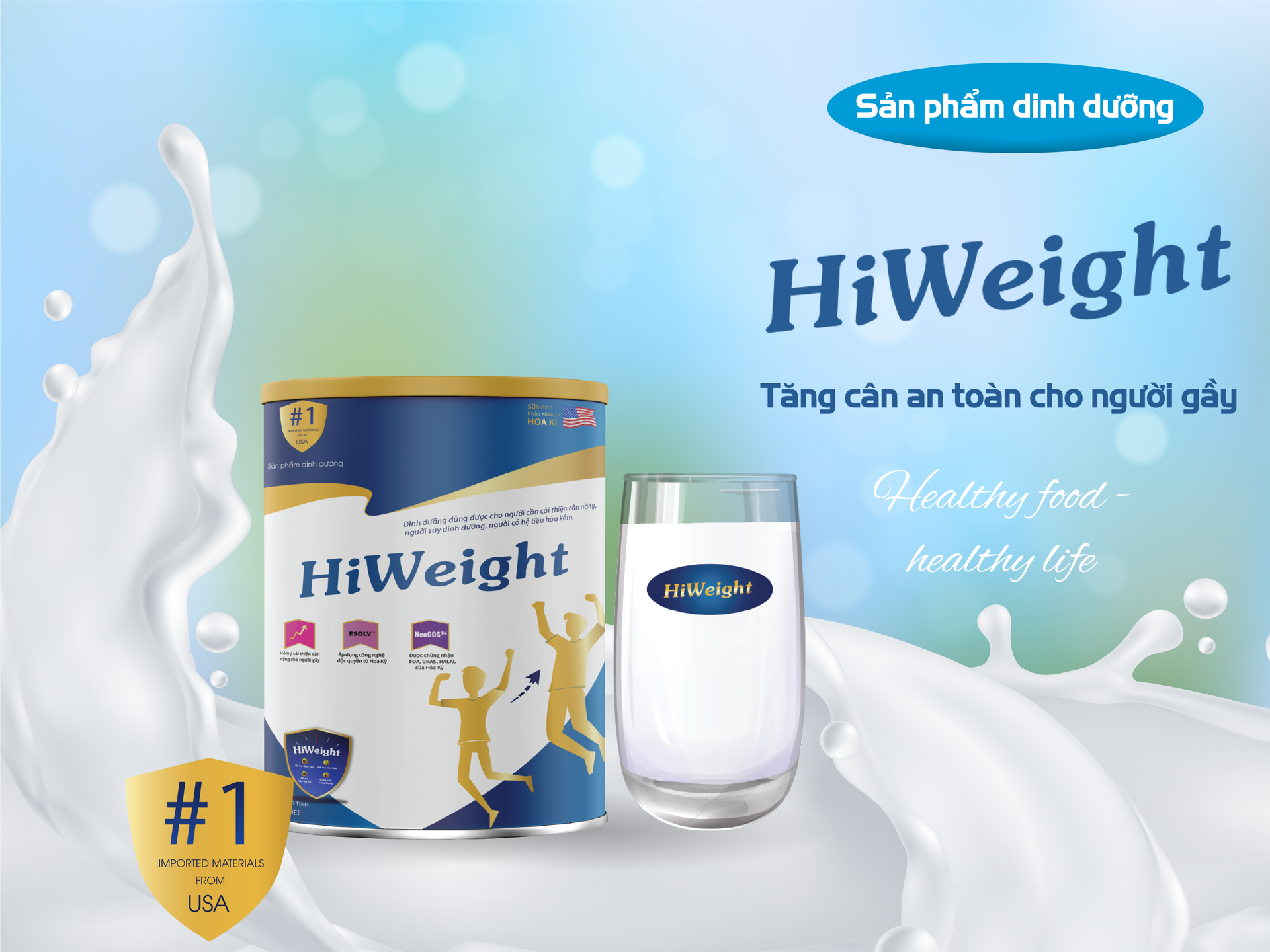 Sữa non dinh dưỡng tăng cân HiWeight